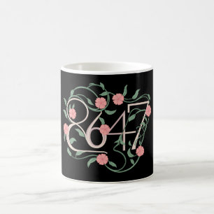 Blommig Subtil Anti Trump 8647 86 47 Boho Kaffemugg