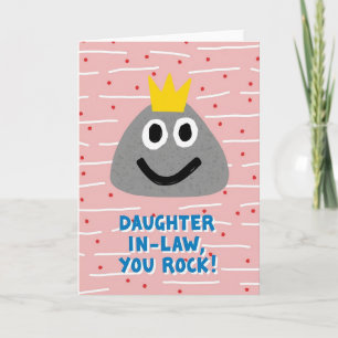 Blommig svärdotter Rock-kort Kort