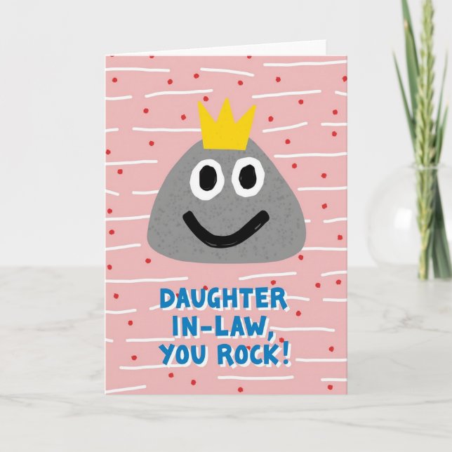 Blommig svärdotter Rock-kort Kort (Framsida)