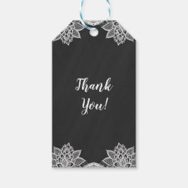 Blommig svart skrivtavla och spetsig lanthustru結婚式 presentetikett