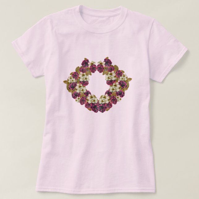 Blommig T-shirt (Design framsida)