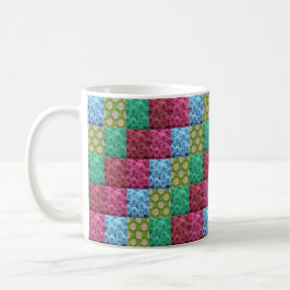 blommig täckedesign kaffemugg