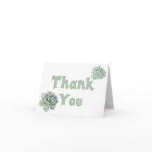 Blommig Tacksam Blågrön Sukkulent Vattenfärg