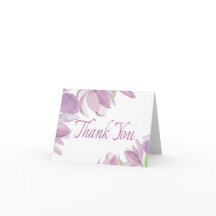 Blommig Tacksamhet Vattenfärg Lila Lavendel Blomma