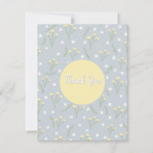 Blommig tacksamhetskort