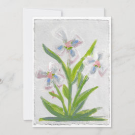 Blommig tacksamhetskort  tack kort