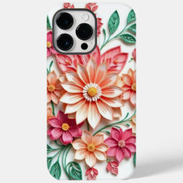 blommig telefonfodral