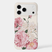 Blommig telefonfodral för iPhone 17