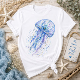 Blommig Tema Keramikkonst Maneter T Shirt
