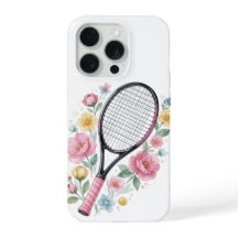 Blommig Tennis Telefonfodral Girlly Estetisk Sport