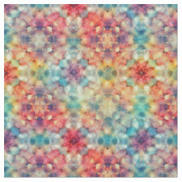 Blommig Tie-dye Tyg