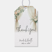 Blommig Träbåge Grönt Rosor Rustik Bröllop