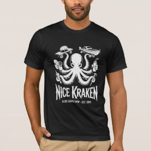 Blommig Utblommad Dödskalle Gotisk Natur Träsnitt T Shirt