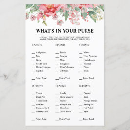 Blommig Vad Har Du I Din Handväska Rosa Bröllopsfe