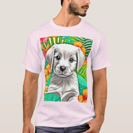 Blommig Valkonst T Shirt