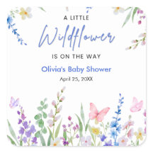 Blommig vår en liten vildblomma baby shower  