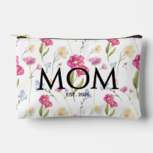 Blommig vildblomma Ny mammas present Mamman etable