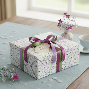 Blommig vinrankor presentpapper