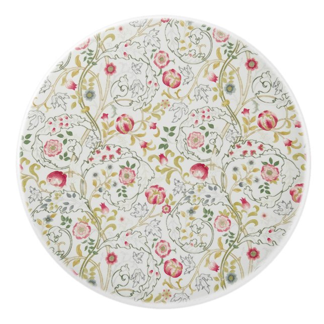 Blommig Vintage Draghandtag | Vild Blomma Botanisk Knopp (Framsidan)