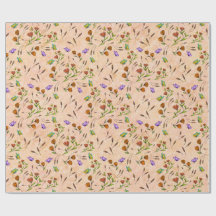 Blommig Whimsical Presentpapper