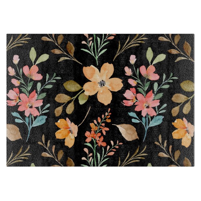 Blommig ytstruktur - Mode Watercolor Vår  (Framsidan)