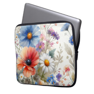 Blommiga Bonanza En Kronbladspartaj Extravaganza Laptop Fodral