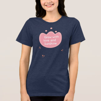 Blommiga Citat T Shirt