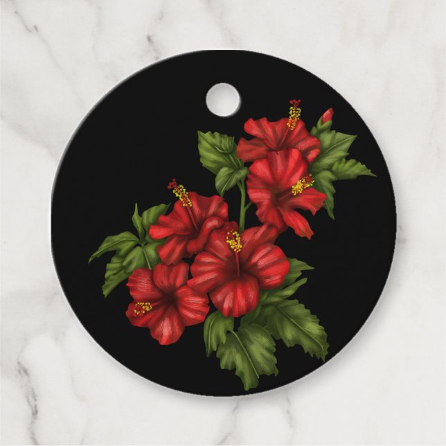 Blommiga Glädjepresentkort Gåvor Etiketter (Framsida)