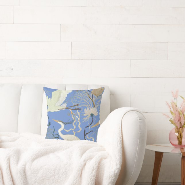 Blommiga hägrar kudde (Soffa)