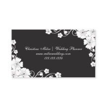 Blommiga hörn Bröllopsplanerare - Visitkort