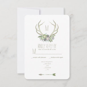 BLOMMIGA HORN RSVP 2 OSA KORT
