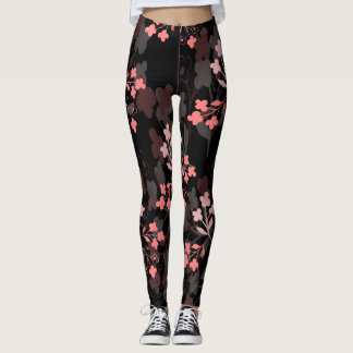 Blommiga leggingar leggings