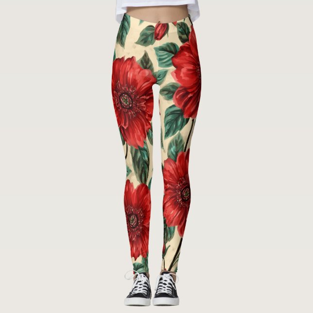 Blommiga Leggings (Framsida)