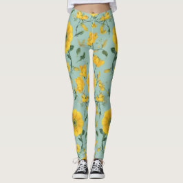 Blommiga Leggings