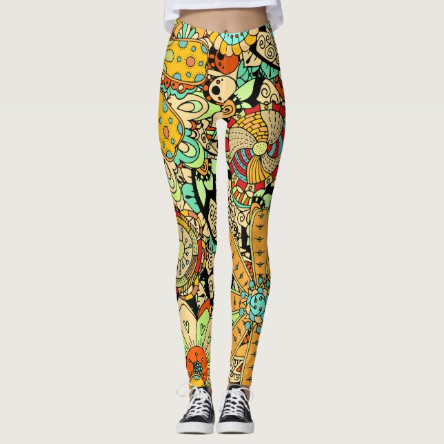 Blommiga Leggings (Framsida)