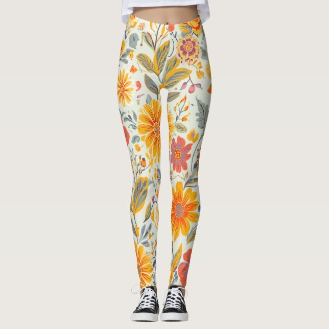 Blommiga Leggings (Framsida)