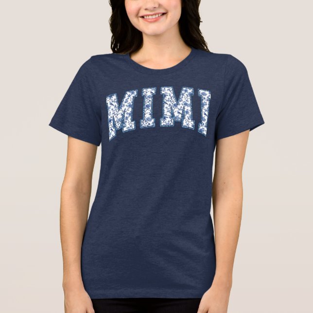 Blommiga Mimi T Shirt (Framsida)