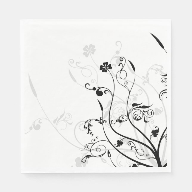 Blommiga pappersservetter (Framsidan)