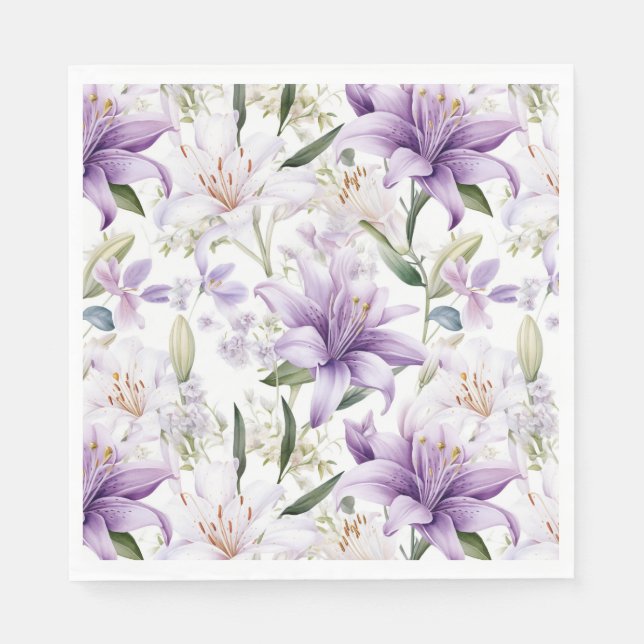 Blommiga pappersservetter (Framsidan)