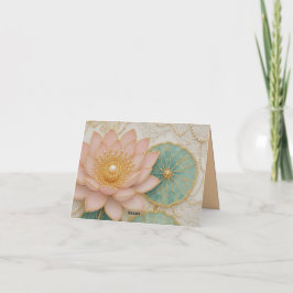 Blommiga rosa och gröna tomma kort