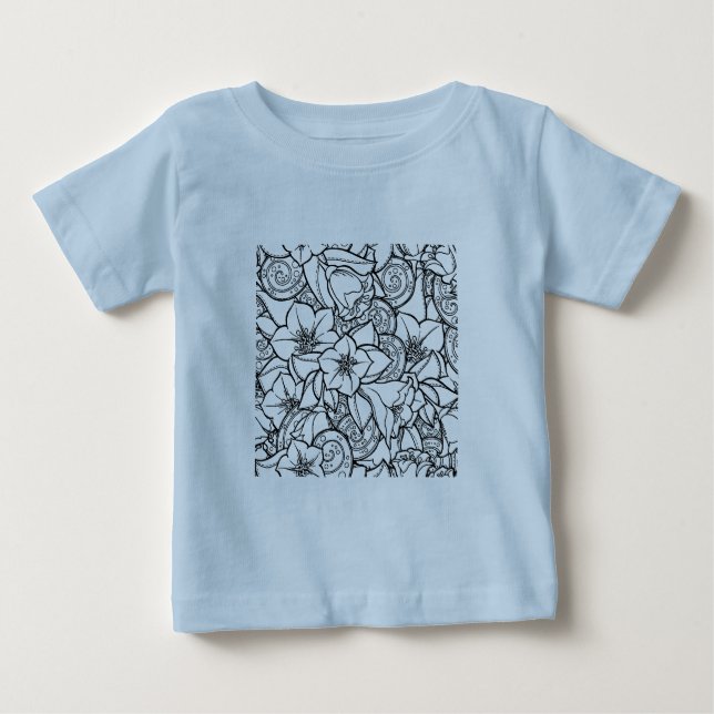 Blommiga Zendoodle Tröja (Framsida)