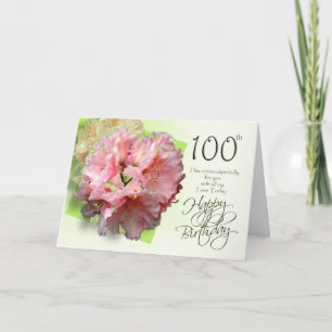 Blommigt 100-dagars Grattis Kort