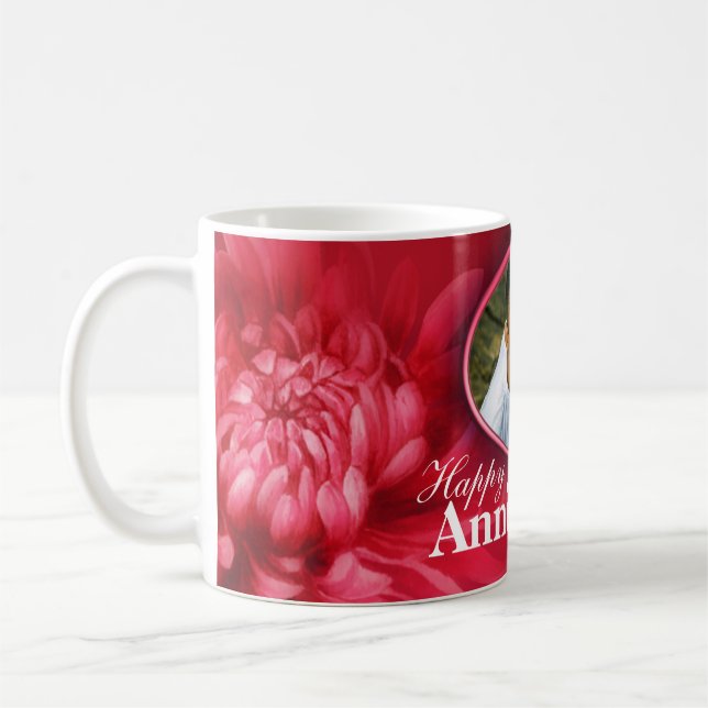 Blommigt 15 år efter fotot mugg (Vänster)
