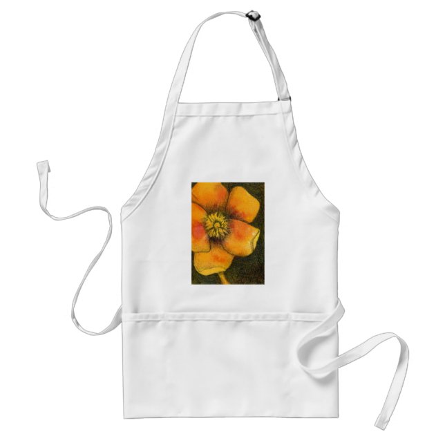 "Blommigt #1" Blommigt Apron Förkläde (Framsidan)