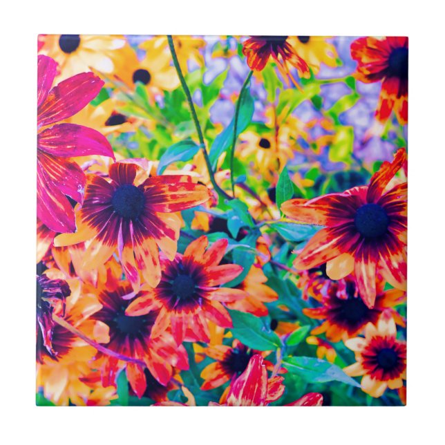 Blommigt 1 - Kopiera Kakelplatta (Framsidan)