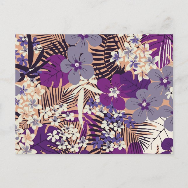 Blommigt 1 vykort (Framsida)