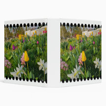 Blommigt 3-Ring Binder