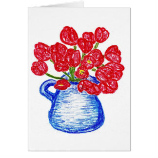 BLOMMIGT 4 HÄLSNINGSKORT