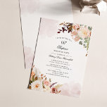 Blommigt 60:e födelsedagsinbjudan till överrasknin inbjudningar<br><div class="desc">Botanisk Pastel-Blommigt 60:e Födelsedagsfest inbjudan-vykort som du enkelt kan anpassa med dina party-uppgifter genom att klicka på knappen "Anpassa". Modern blommigt bouquet har en bra och modern typografi. Perfekt för en inbjudan till en överraskningsfest för en milstolpe i firande</div>