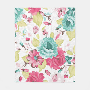 Blommigt Abstrakt Elegance Seamless Background. Fleecefilt